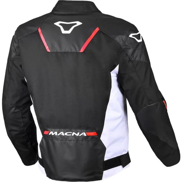 MACNA TAZAR 2.0 M vízálló textilkabát, fekete/piros, 8, nordicamoto.ro