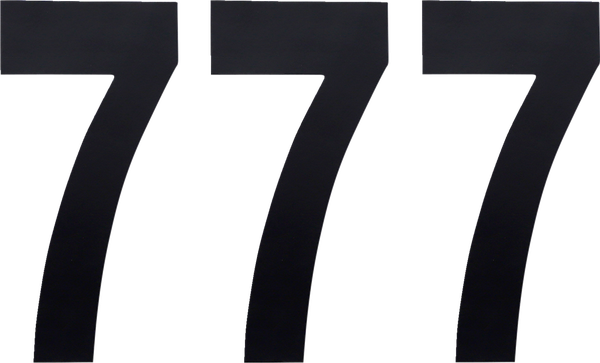Standard Numbers Black, 3, nordicamoto.ro