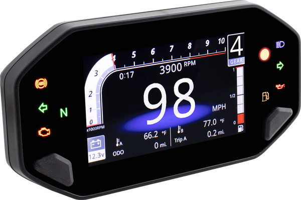 Rx-4 Multi Function Speedometer/tachometer Black, 3, nordicamoto.ro
