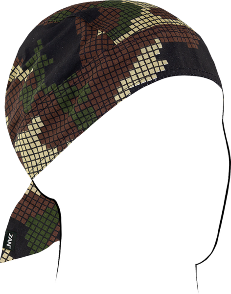Flydanna® Cotton Headwrap Brown, 1, nordicamoto.ro