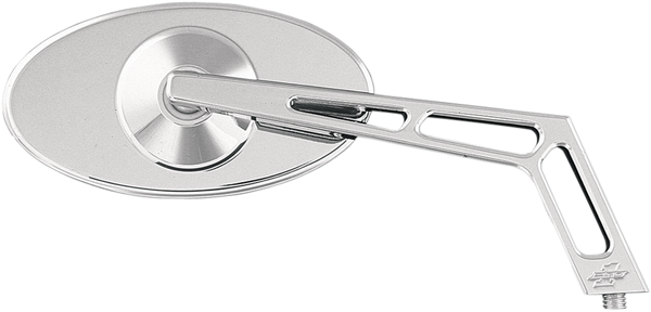 Billet Aluminum Mirrors With Clear Glass Silver, 1, nordicamoto.ro