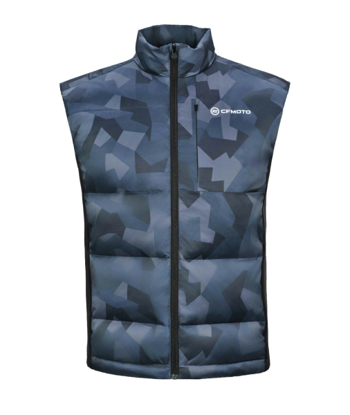 VESTĂ PUFOAICĂ CFMOTO CAMOUFLAGE ALBASTRU/GRI S, 1, nordicamoto.ro