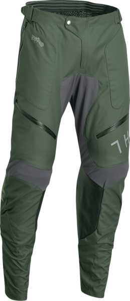 Thor Terrain In-the-Boot nadrág, szénszürke/zöld, 30-as méret, 6, nordicamoto.ro