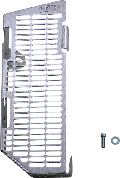 Radiator Guard Brushed Aluminum, 1, nordicamoto.ro
