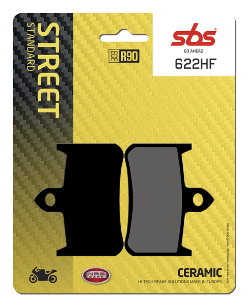 Hf Street Ceramic Organic Brake Pads, 2, nordicamoto.ro