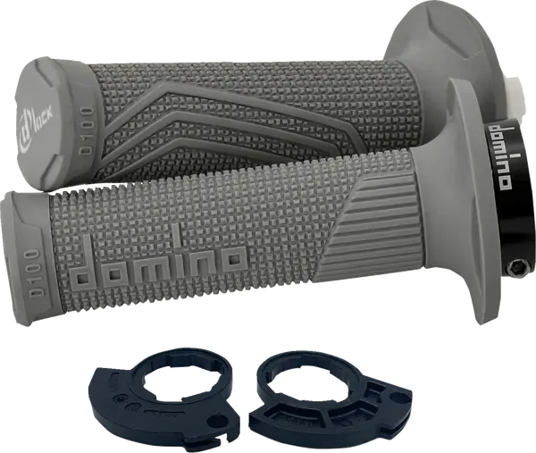 D100 D-lock Grips Gray, 1, nordicamoto.ro