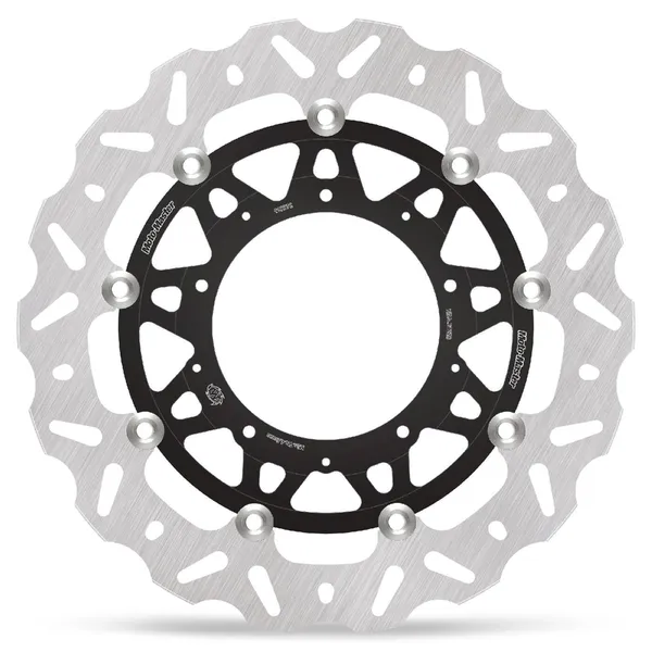 Nitro sorozat – lebegő rotor, fekete, ezüst, 1, nordicamoto.ro