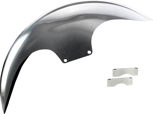Cafe Front Fender For 21(r) Wheel Silver, 2, nordicamoto.ro