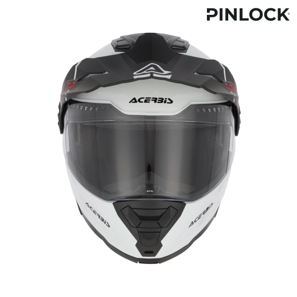 Acerbis Rider Graphic felhajtható sisak, fehér/fekete, L-es méret, 10, nordicamoto.ro