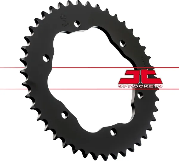 JT SPROCKETS Acél hátsó lánckerék, fekete, 3, nordicamoto.ro