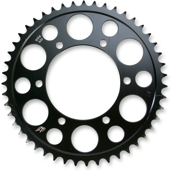 Lightweight Steel Sprocket Black, Zinc, 1, nordicamoto.ro