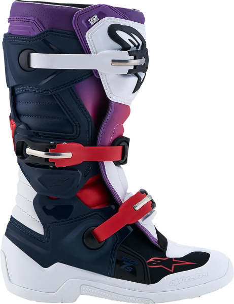 Alpinestars Tech 7S gyermekporvédő, fehér/kék, 40,5-es méret, 3, nordicamoto.ro