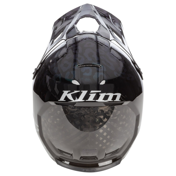 Klim F3 Carbon ECE Unruly fekete–fehér motoros sisak, 30, nordicamoto.ro