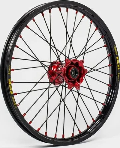 Elite Mx-en kerék, fekete és piros küllőkkel, 1, nordicamoto.ro