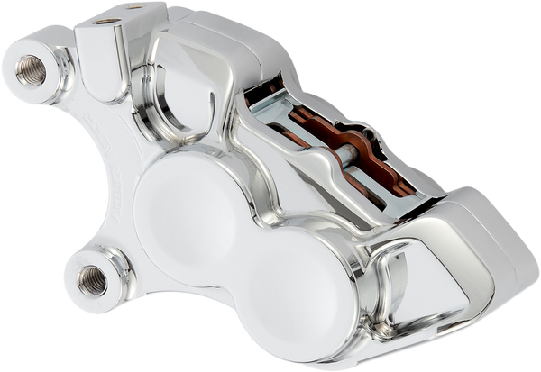 Ness Tech Four-piston Caliper Chrome, 1, nordicamoto.ro