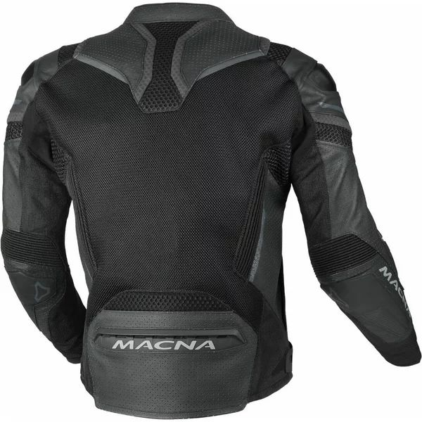 Geaca de vara piele/textil MACNA GALVIC Negru 50, 4, nordicamoto.ro