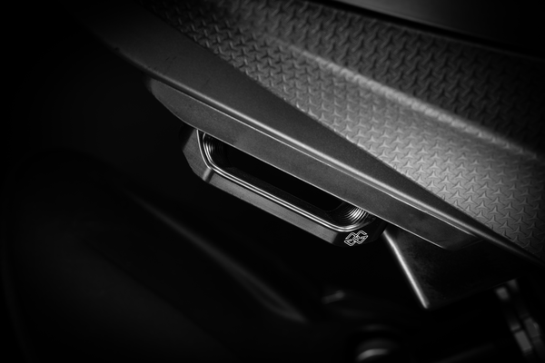 Passenger Footpeg Cover Black, 1, nordicamoto.ro