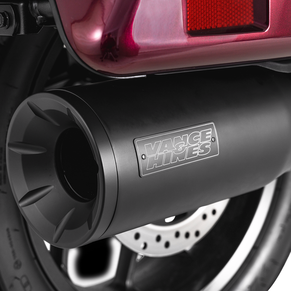 Hi-output Slip-on Muffler Black, Matte Black, Ceramic, 3, nordicamoto.ro