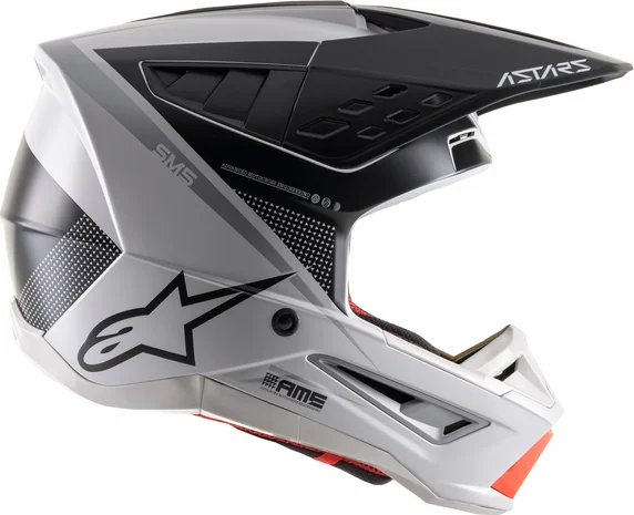 Supertech M5 Rayon Mx Helmet Black, Gray, Silver  XS, 4, nordicamoto.ro