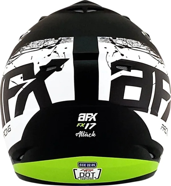Casca AFX FX-17 Attack Black/Green 2XL, 6, nordicamoto.ro