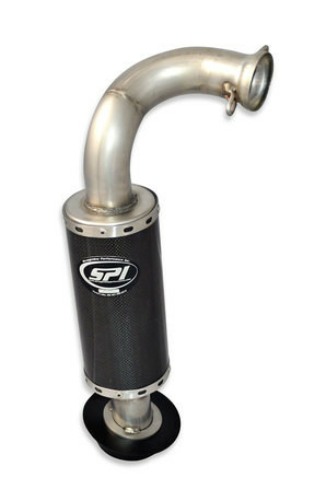 SPI Carbon Fiber Muffler Stainless Steel Polaris AXYS 850 Patriot, 2, nordicamoto.ro