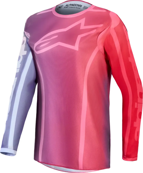 Alpinestars Stella Fluid Kepler női póló, piros/lila, XS, 1, nordicamoto.ro