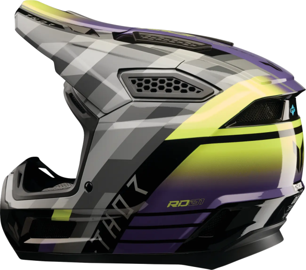 Casca Thor Fleet Camber Fekete/Mozgó/Fluo sárga XL, 4, nordicamoto.ro