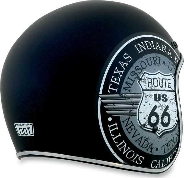 Fx-76 Route 66 Helmet Black XS, 6, nordicamoto.ro