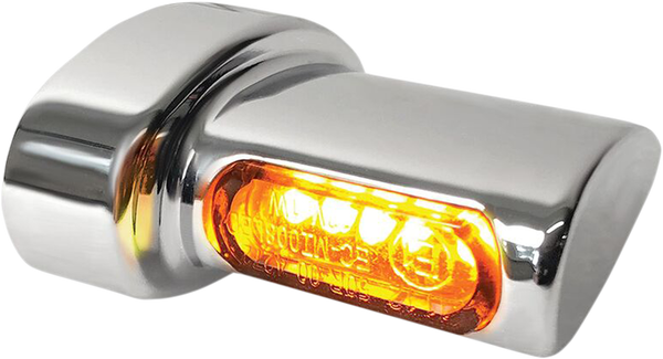 Winglets Micro Fender Flasher Gloss, Chrome, 1, nordicamoto.ro