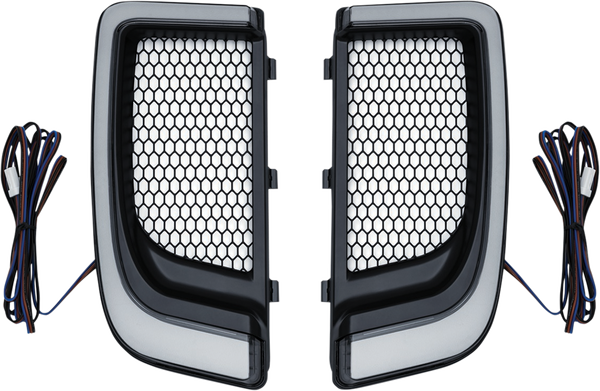Tracer Led Fairing Lower Grill Inserts Multi, 4, nordicamoto.ro