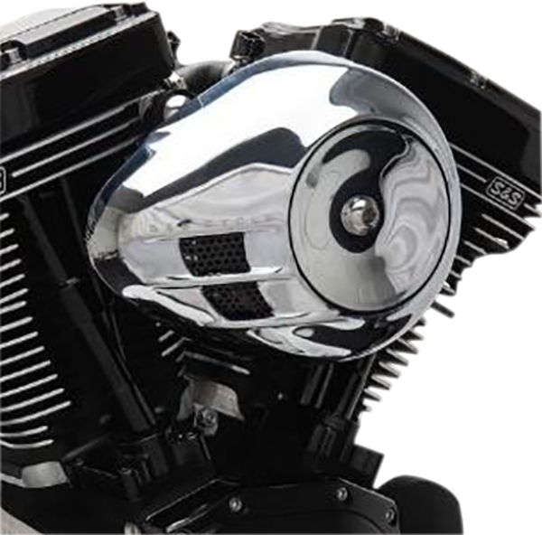 Super Stock Stealth Air Cleaner Kit Chrome, 2, nordicamoto.ro