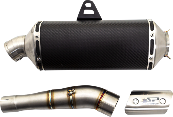 Dakar Exhaust System Black, 1, nordicamoto.ro