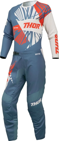 Tricou Dama Thor Sector Split Blue/White S, 5, nordicamoto.ro