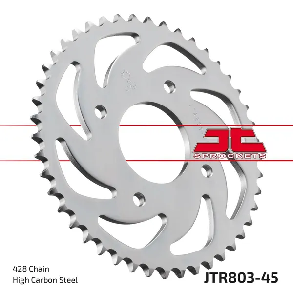 JT SPROCKETS hátsó lánckerék, természetes színű, 1, nordicamoto.ro