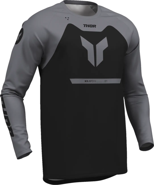 Tricou Thor Ridemode Menace Negru/Gri 2XL, 1, nordicamoto.ro
