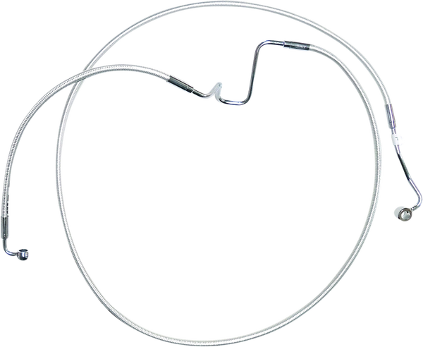 Designer Series Dot Extended Abs Touring Lower Brake Line Kit Chrome, Sterling Chromite® Ii Oversize [+51 mm (2'')], 1, nordicamoto.ro