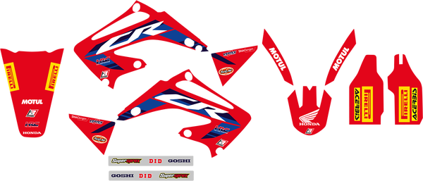 Blackbird Racing Replica Team Honda Hrc 2022 Graphics Kit With Seat Cover Red, 2, nordicamoto.ro