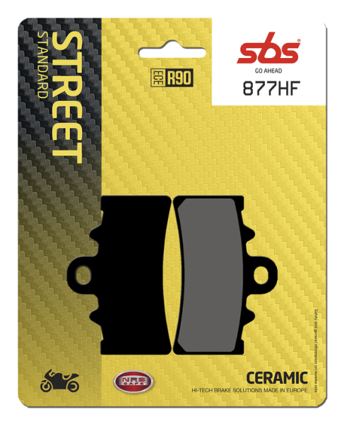 Hf Street Ceramic Organic Brake Pads, 2, nordicamoto.ro