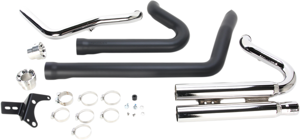 Speedster Short Rpt Exhaust System Black, 2, nordicamoto.ro