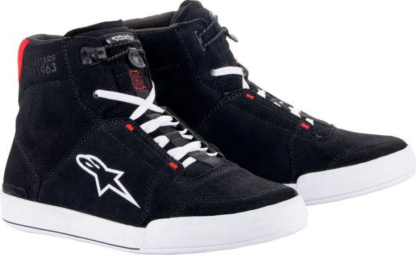 Alpinestars Chrome csizma, fekete/fehér/piros színben, 10,5-es méretben., 1, nordicamoto.ro