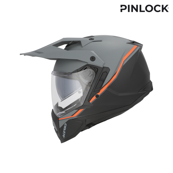 Acerbis Assault Graphic teljes arcú sisak, fekete/fluo narancs, L, 9, nordicamoto.ro