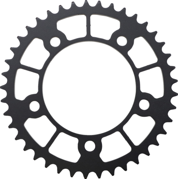 Steel Rear Sprocket Black, Zinc Plated, 1, nordicamoto.ro