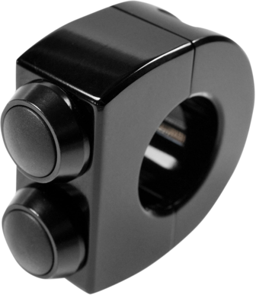 Mo-switch Push-button Housing Black, Polished, 1, nordicamoto.ro
