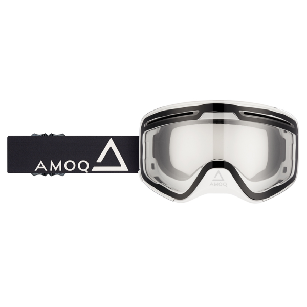 AMOQ Vision Vent fekete-fehér, fényérzékeny motoros síszemüveg – átlátszó, 1, nordicamoto.ro