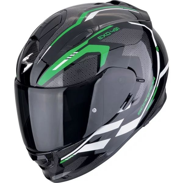 SCORPION EXO-491 KRIPTA teljes arcú sisak, fehér/fekete, XL, 1, nordicamoto.ro