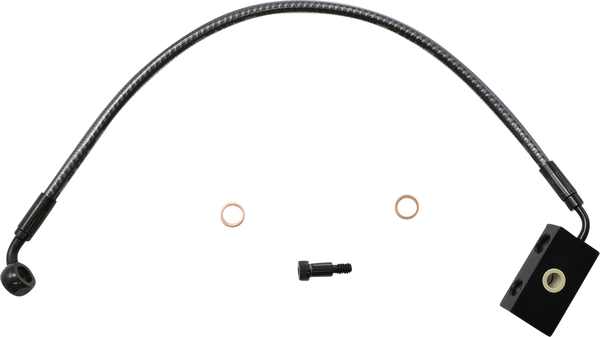 Karbonfibr Lower Brake Line Silver, Carbon Fiber, Karbonfibr Standard, 1, nordicamoto.ro