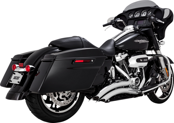 Big Radius Exhaust System Chrome, 3, nordicamoto.ro