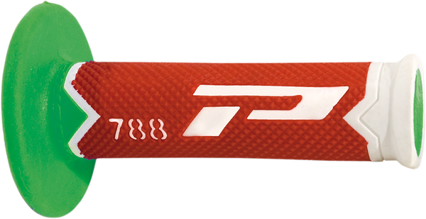 Triple Density Grips Green, Red, White, 1, nordicamoto.ro