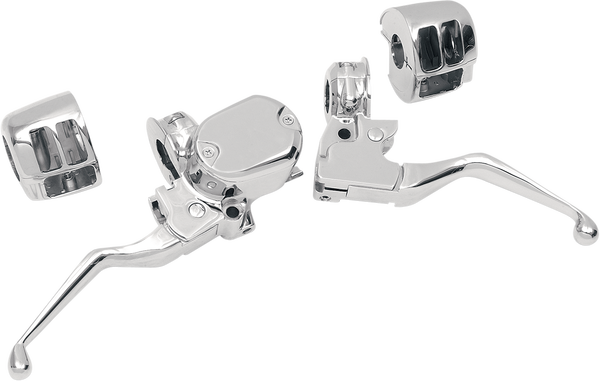 Handlebar Control Kit Silver, 1, nordicamoto.ro