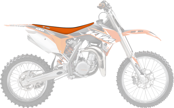 Double Grip 3 Seat Cover Orange, 3, nordicamoto.ro